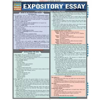 EXPOSITORY ESSAY BARCHART - New (SKU: 1159275)