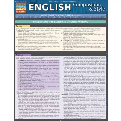 ENGLISH COMPOSITION AND STYLE - New (SKU: 15362982)