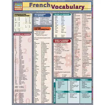 FRENCH VOCABULARY - New (SKU: 15372571)