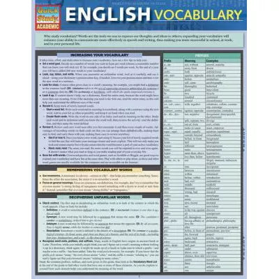 ENGLISH VOCABULARY - New (SKU: 16606214)