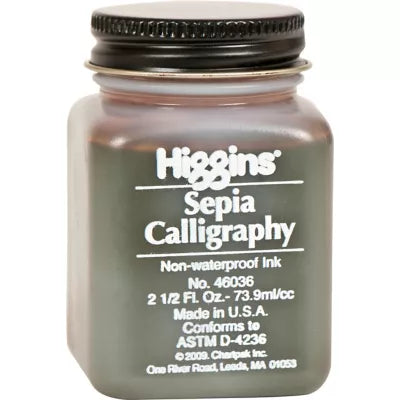 CALLIGRAPHY INK SEPIA 2.5 OZ - New (SKU: 198788)