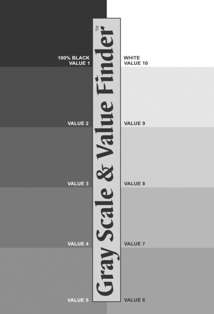 Color Wheel Gray Scale And Value Finder