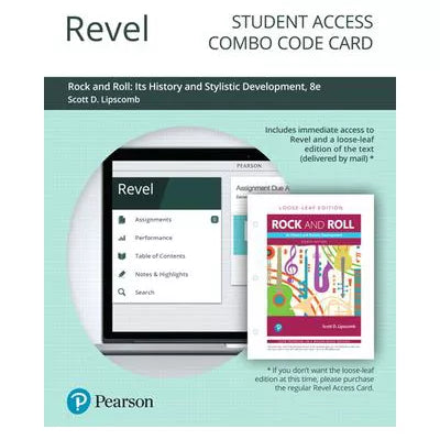 Revel + Print Combo Access Code for Rock and Roll