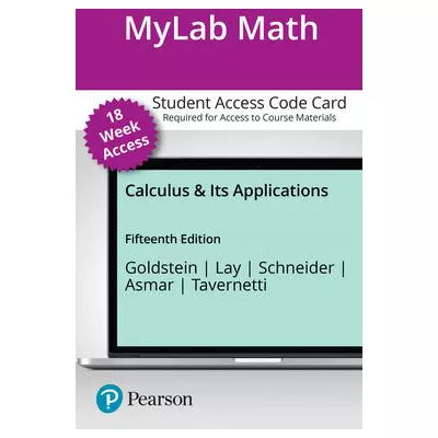 MyLab Math with Pearson eText Access Code for Calculus &amp; Its Applications