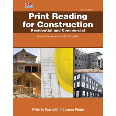 Print Reading for Construction (w/LL 140 large prints)